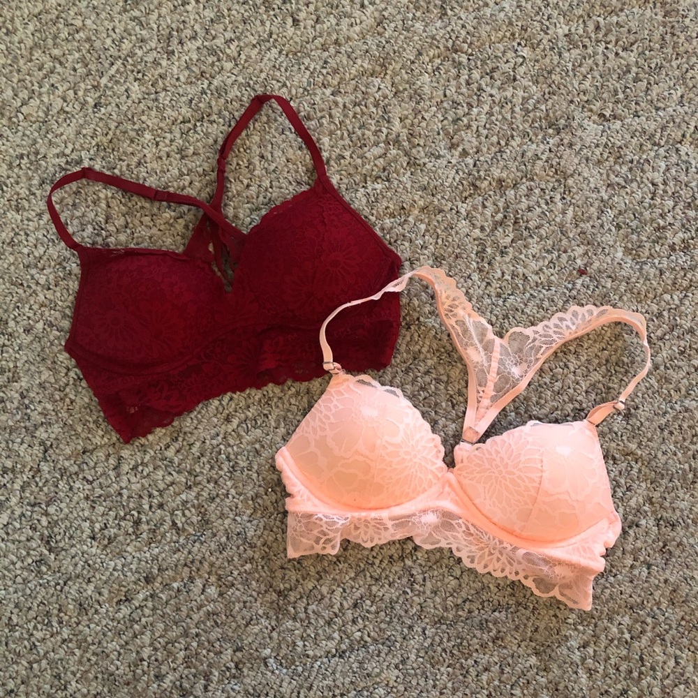 VS Pink Bralettes